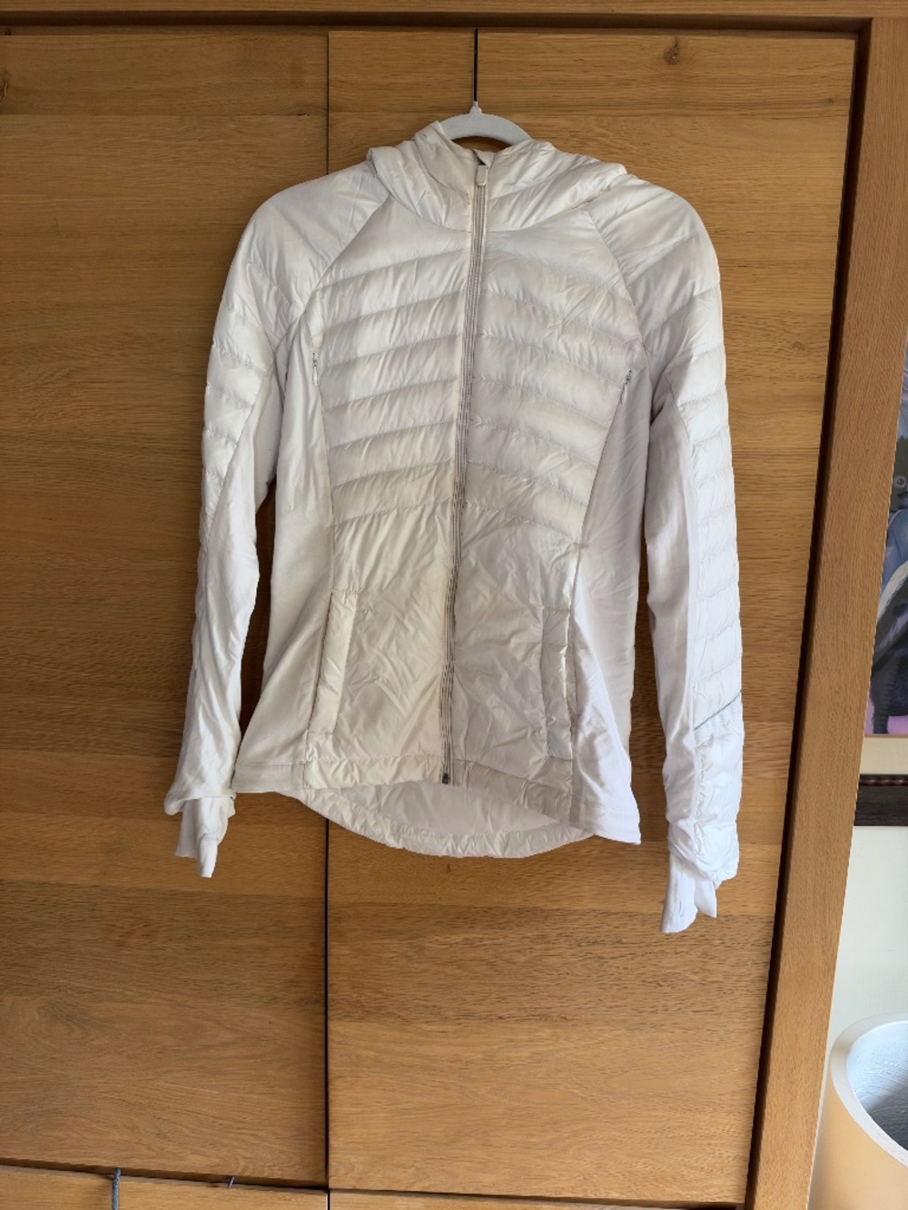 LuluLemon White Down Jacket
